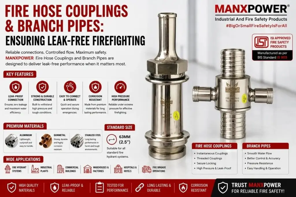 Fire Hose Coupling & Branch Pipe: Ensuring Leak-Free Firefighting