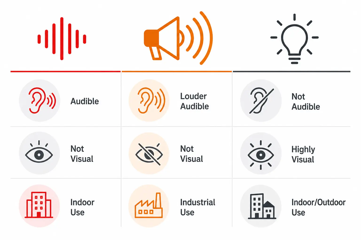 Fire Alarm Hooter vs Siren vs Strobe
