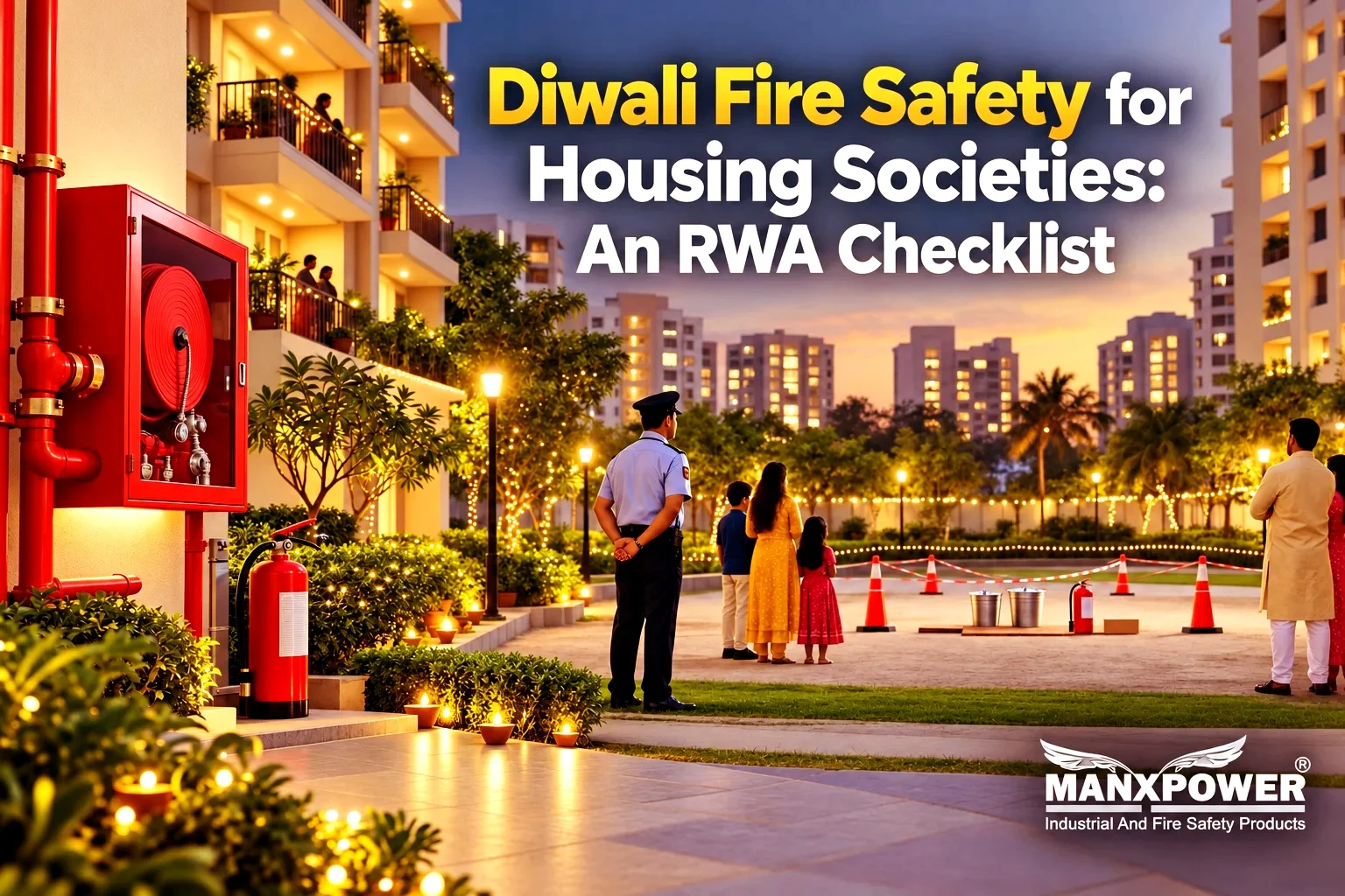 Society Diwali Fire Safety - Manx Impex