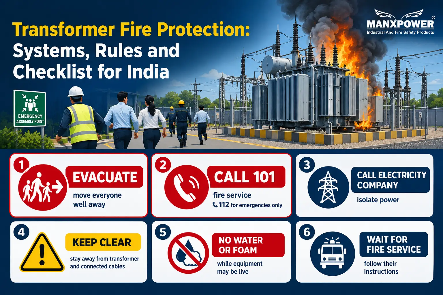 Transformer fire protection checklist