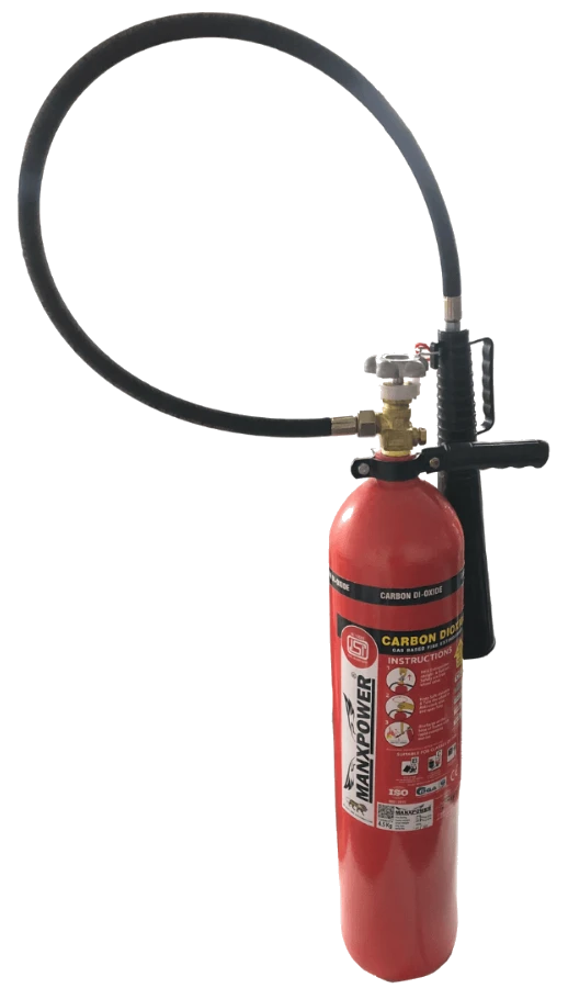 MANXPOWER CO₂ fire extinguisher for hospital ICU and electrical rooms