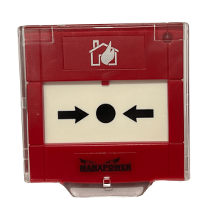 MANXPOWER resettable manual call point for conventional fire alarm