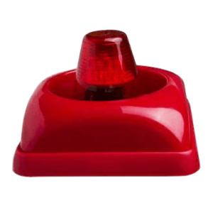 MANXPOWER fire strobe siren economy model red audio visual alarm